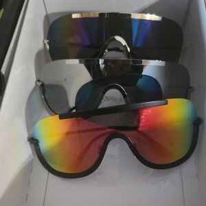 Vibrant Gradient Sunglasses Trio